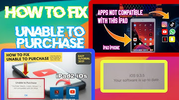 How to Fix Unable To Purchase | How to Download YouTube in old iPad | Best Of Tech •