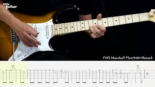 Bryan Adams - When You&#39;re Gone Guitar Solo Lesson With Tab(Slow Tempo)