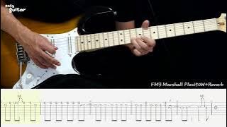 Bryan Adams - When You're Gone Guitar Solo Lesson With Tab(Slow Tempo)