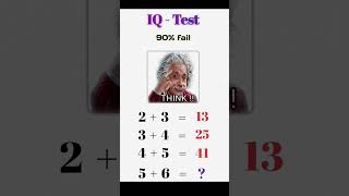 Only Genius Can Solve This! 🧠 IQ Test Puzzle #shorts #iqtest #puzzle #maths