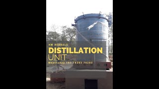 Hydro Distillation unit for aromatic plants like Lemongrass, Citronella,Plamarosa,Mint,basil,Etc