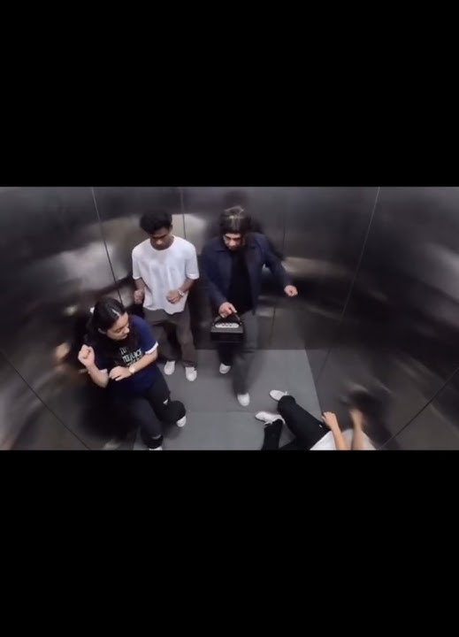 Let's Dance, Prank in the elevator