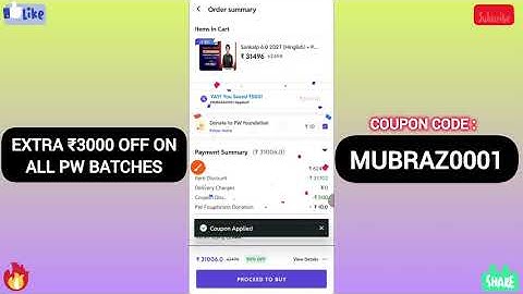 Sankalp 6.0 2027 coupon code physics wallah foundation upsc batch pw onlyias discount code #pwcoupon