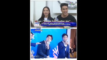 How real couple react on jealousy. Krist Singto and Nadech Yaya