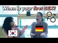 Which country is the fastest ? First SEX age by country!!