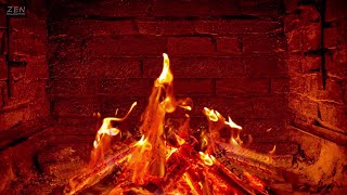 Burning Fireplace ♫ ☆ with Instrumental Christmas Music ♫ ☆ Merry Christmas!