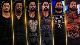 WWE 2K24 - Roman Reigns Entrance Evolution in WWE Games! ( WWE 2K14 To WWE 2K24 )