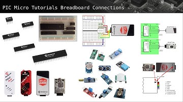PIC Micro Tutorials   Breadboard Connections - Ep2
