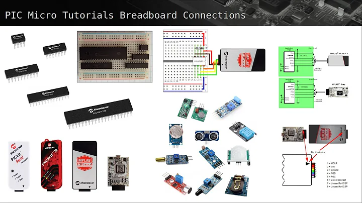 PIC Micro Tutorials   Breadboard Connections - Ep2