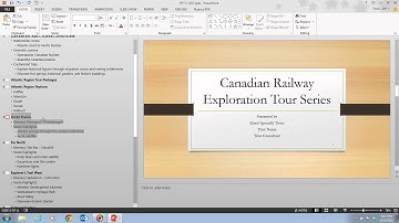 PowerPoint 2013 Unit C - Video 1 - Insert Text From Microsoft Word