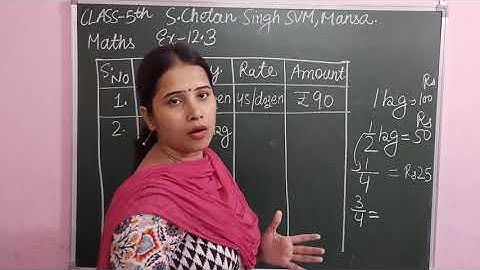 class -5th exercise 12.3