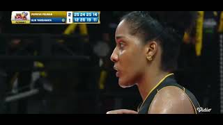 Pertandingan set ke 4 Popsivo polwan vs bjb tandamata Proliga 2026