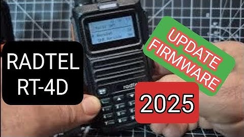 RADTEL RT4D - ZONES - UPGRADE FIRMWARE - V3.12.2 - 2025