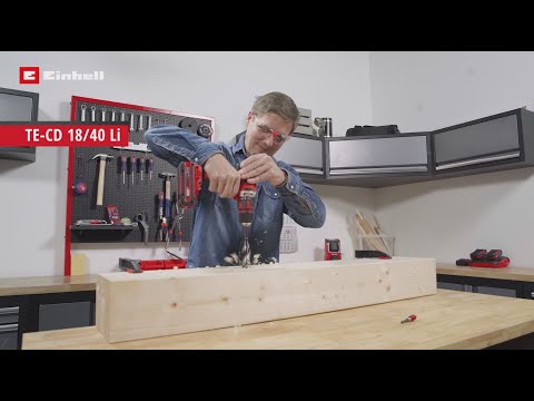 Akumulatorska bušilica Einhell TE-CD 18/40 Li-Solo - video 4