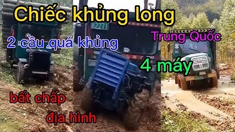 xe công nông 2 cầu Trung Quốc 4 máy cực khỏe p4