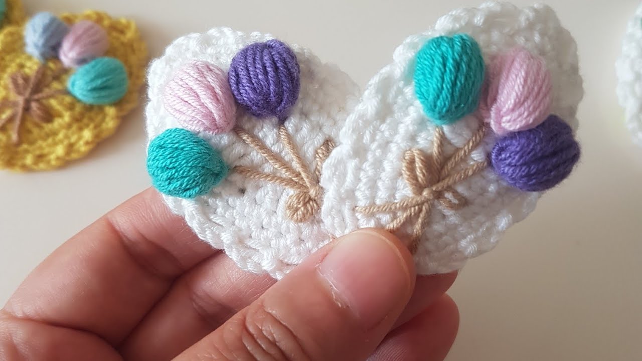 Örgü balon çıtçıtlı toka yapımı#Haircilipskids #crochet #bebektokası#tokasüsleme