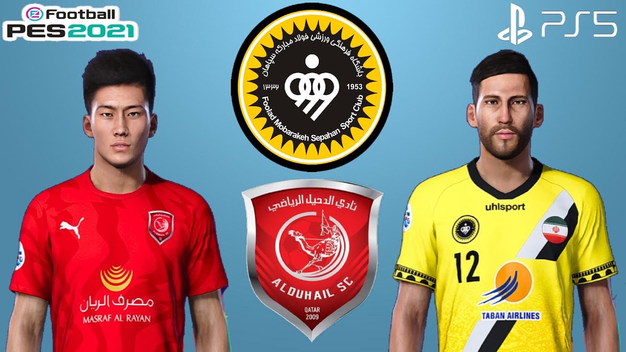Zob Ahan vs Sepahan SC (05/09/2022) Persian Gulf Premier League PES 2021 