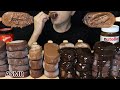 ASMR MAGNUM NUTELLA MALTESERS HERSHEY&#39;S CHOCOLATE ICE CREAM DESSERT MUKBANG es krim アイスクリーム 초콜릿디저트먹방