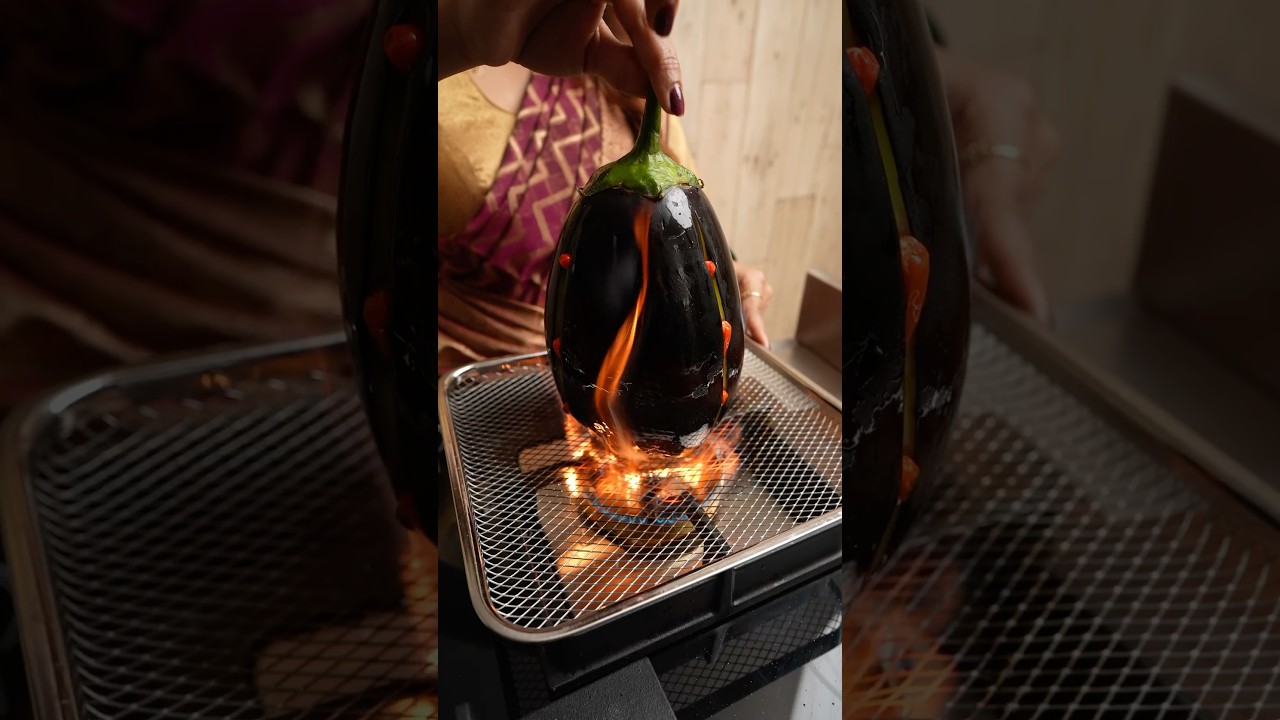 Baingan Bharta or Vangyacha Bharit #shorts