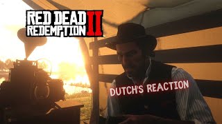 RDR 2 - Dutchs reaction on successful bank robbery