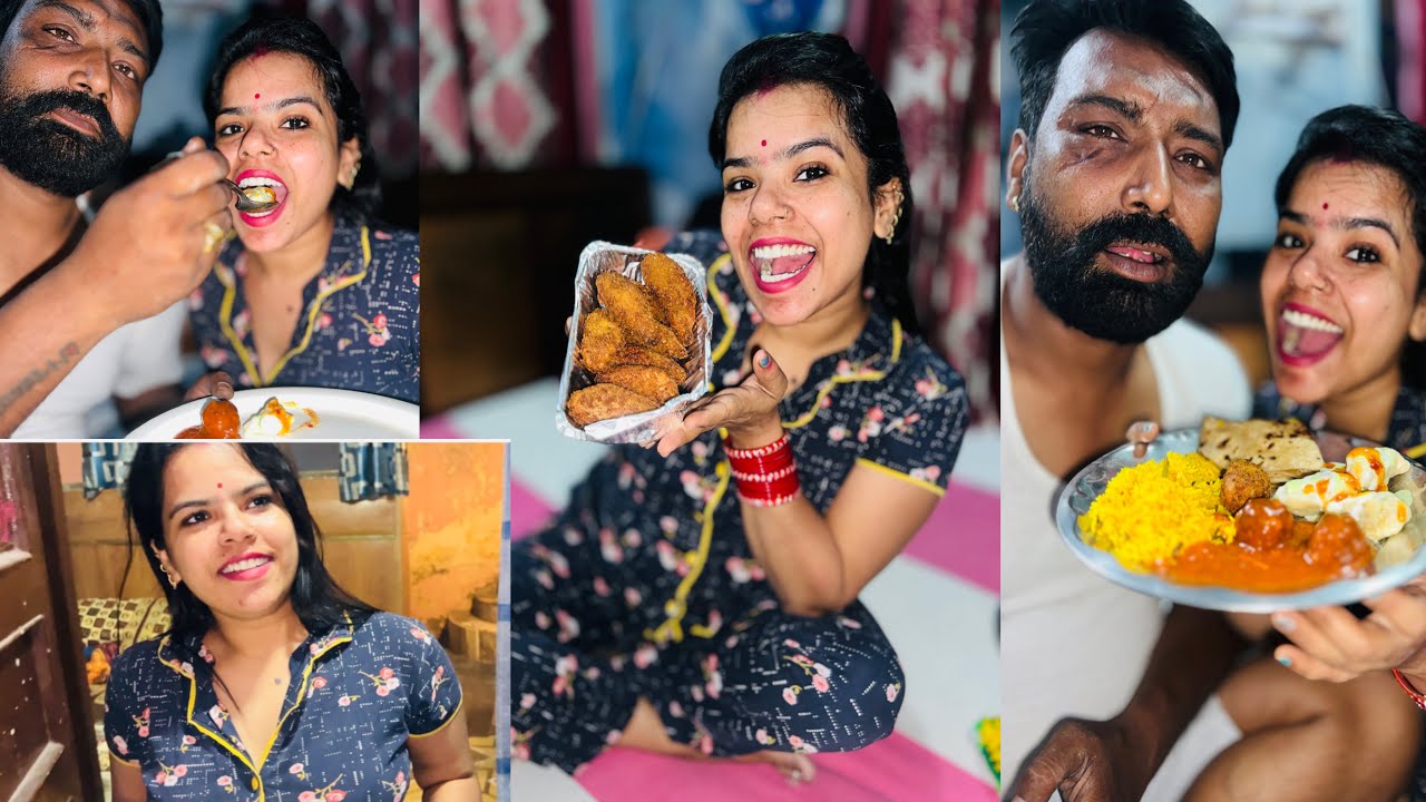 ❤️🧿ਦੇਵ ਜੀ ਨੇ ਅੱਜ ਮੈਨੂੰ ਖਵਾਏ kurkre momos♨️🥗 Manchurian ਆਪਣੀ🧑‍🧑‍🧒‍🧒family ਨਾਲ ਬੈਠ ਕੇ ਕੀਤਾ enjoy😘