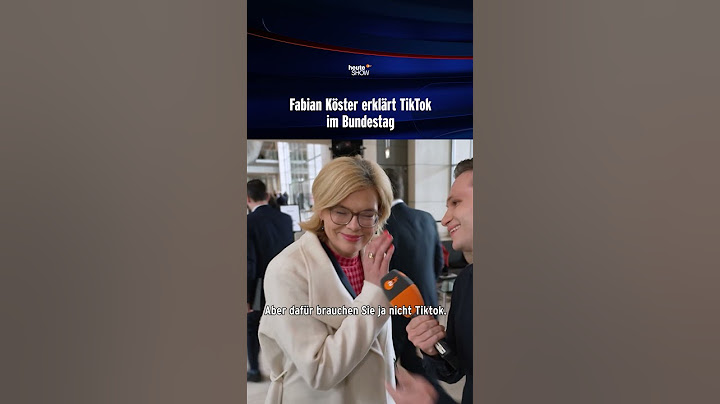 Fabian Köster erklärt Tiktok im Bundestag | heute-show #shorts