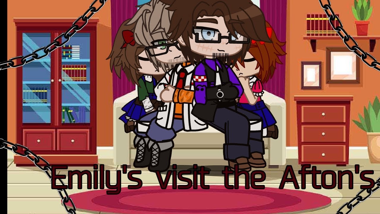 Emily's visit the Afton's| gacha x FNAF| enjoy 💗 - YouTube