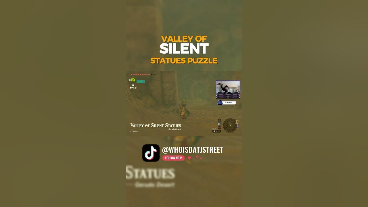Valley of silent statues puzzle 🤔 totk botw zelda shorts short