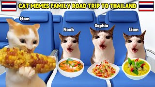 CAT MEMES FAMILY ROAD TRIP TO THAILAND