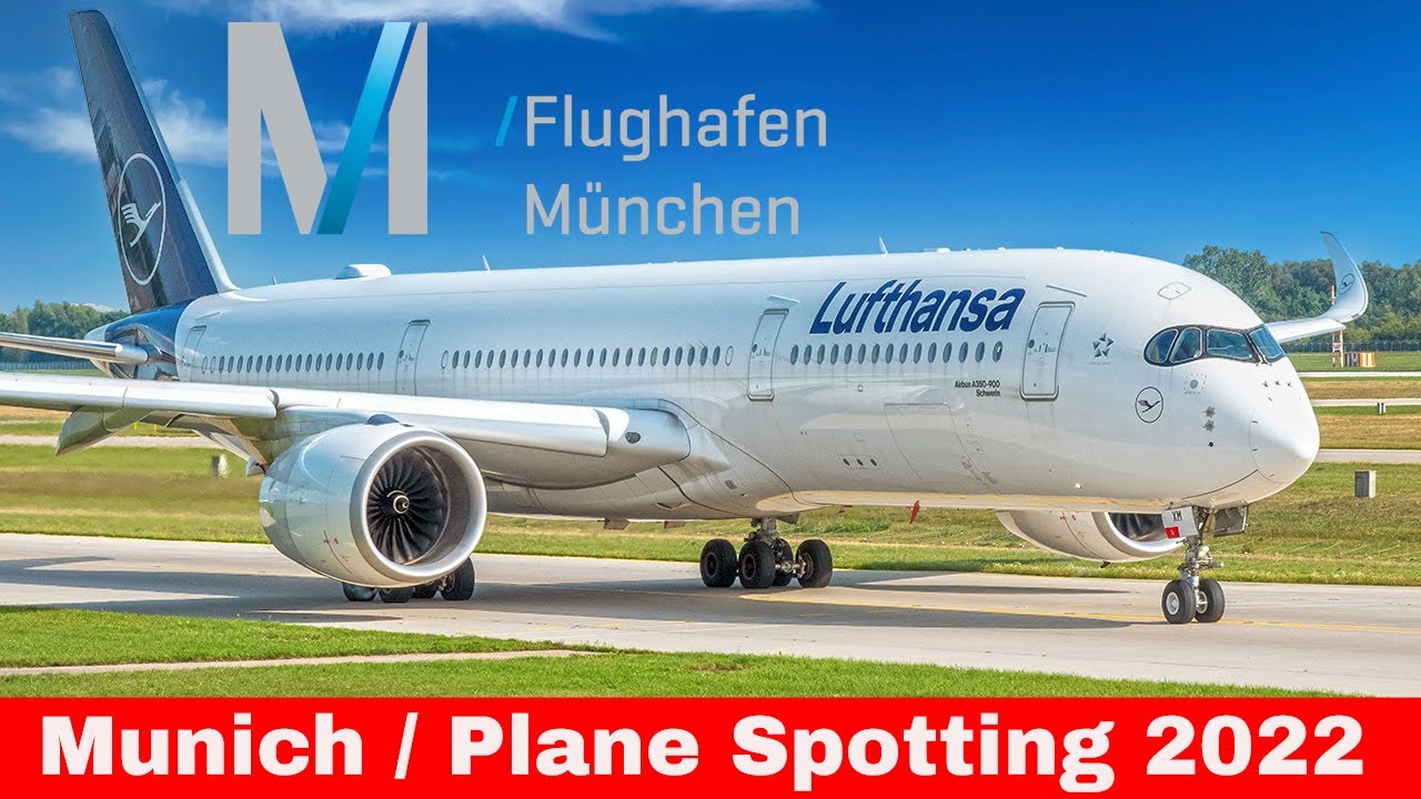 [MUNICH] AIRPORT PLANE SPOTTING RUNWAY 08R (2022)
