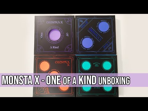Monsta X - One Of A Kind Album Unboxing - YouTube