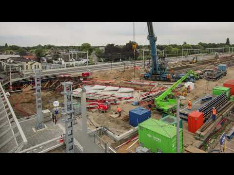Inhijsen 2e deel reizigerstunnel station Geldermalsen - lange versie