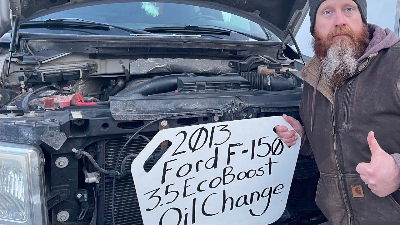Ford F150 with EcoBoost 3.5 Oil Change!