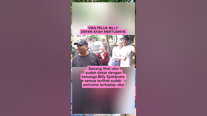Vika peluk Billy depan ayah mertuanya #billysyahputra #vikakolesnaya #shorts