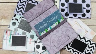 DIY Gift Card Holder printable template is a super quick way to jazz up your gift card! All of the matching patterns from the DIY Post it 