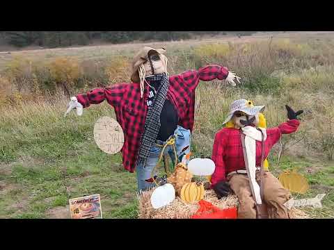 Looking At Scarecrows On The Path In Showlow Az Part 2