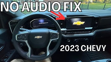 2023 Chevy Silverado No Audio Solutions (Speakers don