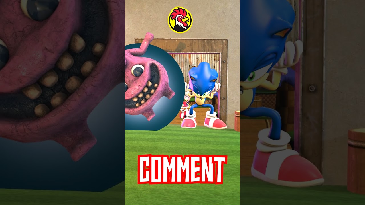 Will YOU Help SONIC Save AMY x Garten of Banban - Green Hill