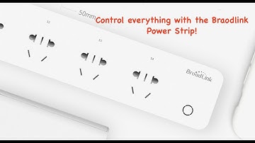 Broadlink MP1 Smart WiFi Power Strip with 4 Outlet - in action!