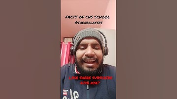 FACT ABOUT CHS SCHOOL #chsexam2022 #chsexam2022 #CHS2022 #bhuchs #theabclasses #chsexam2021