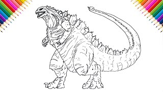 How to Draw Shin Godzilla Full Body