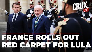 LIVE | Emmanuel And Brigitte Macron Welcome Brazil's President Lula | Paris France | Elysee Palace News
