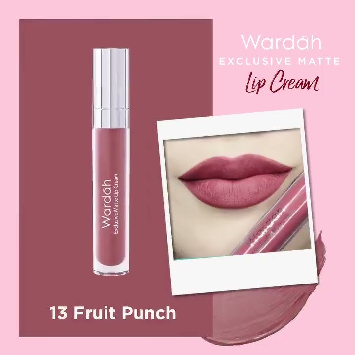 Wardah exclusive matte lip cream No. 1 - 18 BEST SELLER