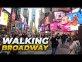 ⁴ᴷ⁶⁰ Walking NYC (Narrated) : Broadway from Times Square to South Ferry (November 5, 2019)