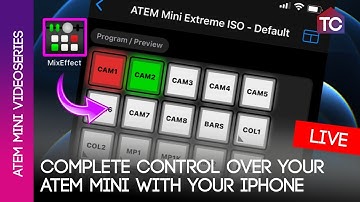 Controlling your ATEM Mini with the MixEffect app