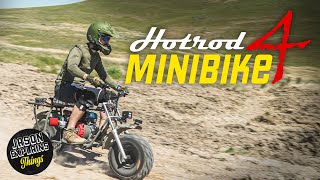 Hotrod Mini Bike!  Off Road Beast Coleman CT200U Gets Front Brake!