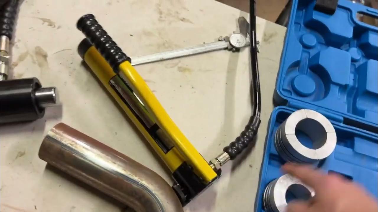 Harbor, freight hydraulic punch kit meets the cheapest pipe expander on Amazon YouTube