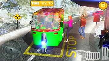 Offroad Tuk Tuk Auto Rickshaw Driving - Mountain Simulator - Best Android Gameplay