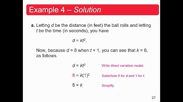 3-5 Direct Variation to the nth Power