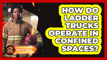 How Do Ladder Trucks Operate In Confined Spaces? - Inside the Firehouse